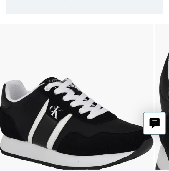 Calvin Klein Carene White Sneakers 9M - Picture 1 of 11